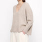 7115 By Szeki - Chunky V-neck Sweater