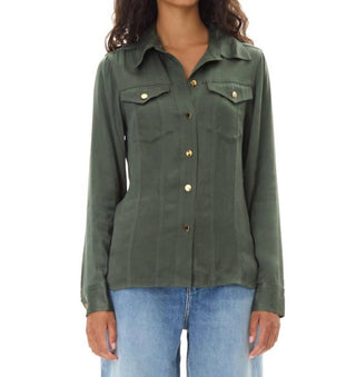 Ganni - Washed Satin Shirt