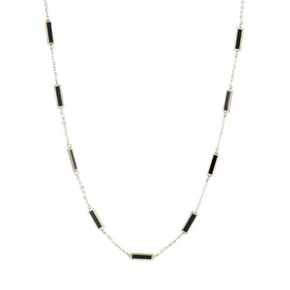 Sabrina Designs 14K Gold Choice of Gemstone Station 16"+2" Necklace