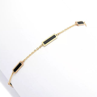 Sabrina Designs 14K Gold Choice of Gem Station Cable Link Bracelet