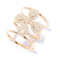 Sonia Bitton Galerie de Bijoux 14K Gold 0.49ctw Diamond Flower Ring