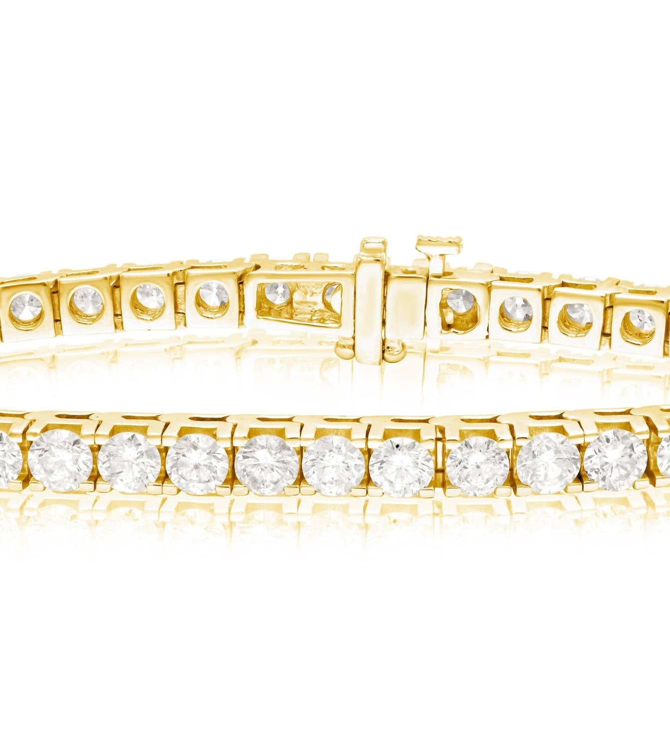 Diana M Jewels - 8.25 Cts Diamond Tennis Bracelet
