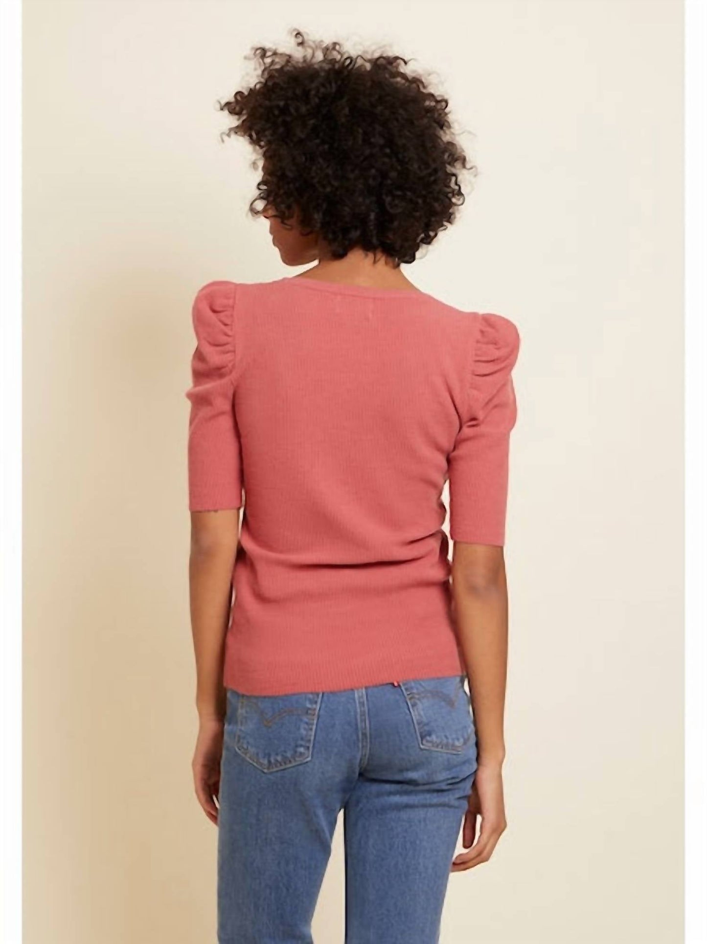 Nation Ltd - Nancy Puff Sleeve Sweater Tee
