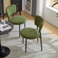 Upholstered Dining Chair Set of 2 - Green Fabric