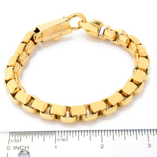 Invicta Men's Stainless Steel Choice of Size Box Chain Bracelet