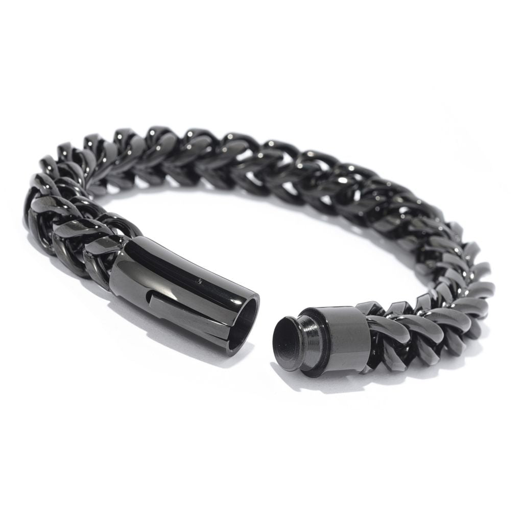 Invicta Men's Stainless Steel Rounded Franco Chain Bracelet