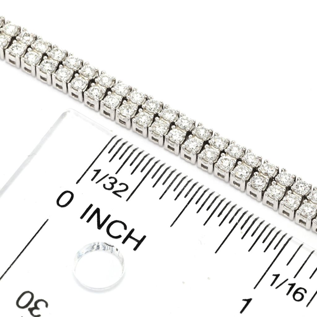 Grown Gorgeous 14K Gold 4.10ctw Lab Grown Diamond 7" Tennis Bracelet