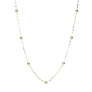 Stefano Oro 14K Gold "Sfera Station" Choice of Length Petali Necklace