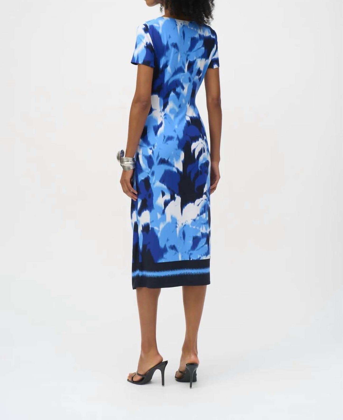 Joseph Ribkoff - Tropical Print Asymmetrical Dress