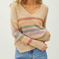 Be Cool - Sunset Stroll Striped Sweater