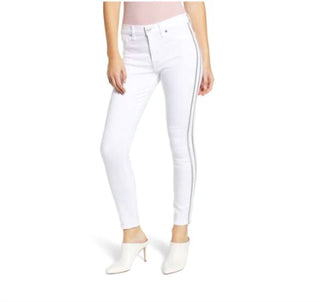 7 For All Mankind - Skinny Glitter Side Stripe Jean