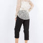 Paparazzi - Lace Sheer Long Sleeve Shirt - Unlined