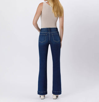 Flying Monkey - High Rise Trouser Hem Bootcut Jeans