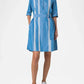 Akris Punto - Pyjama Stripe Mandarin Collar Shirt Dress