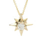 Gems of Distinction 14K Gold 0.29ctw Diamond All Star Pendant w/ Chain