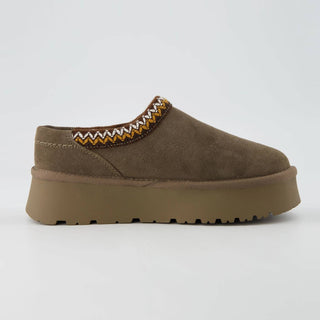 Cushionaire - Women's Kabuki Platform Mule Slippers