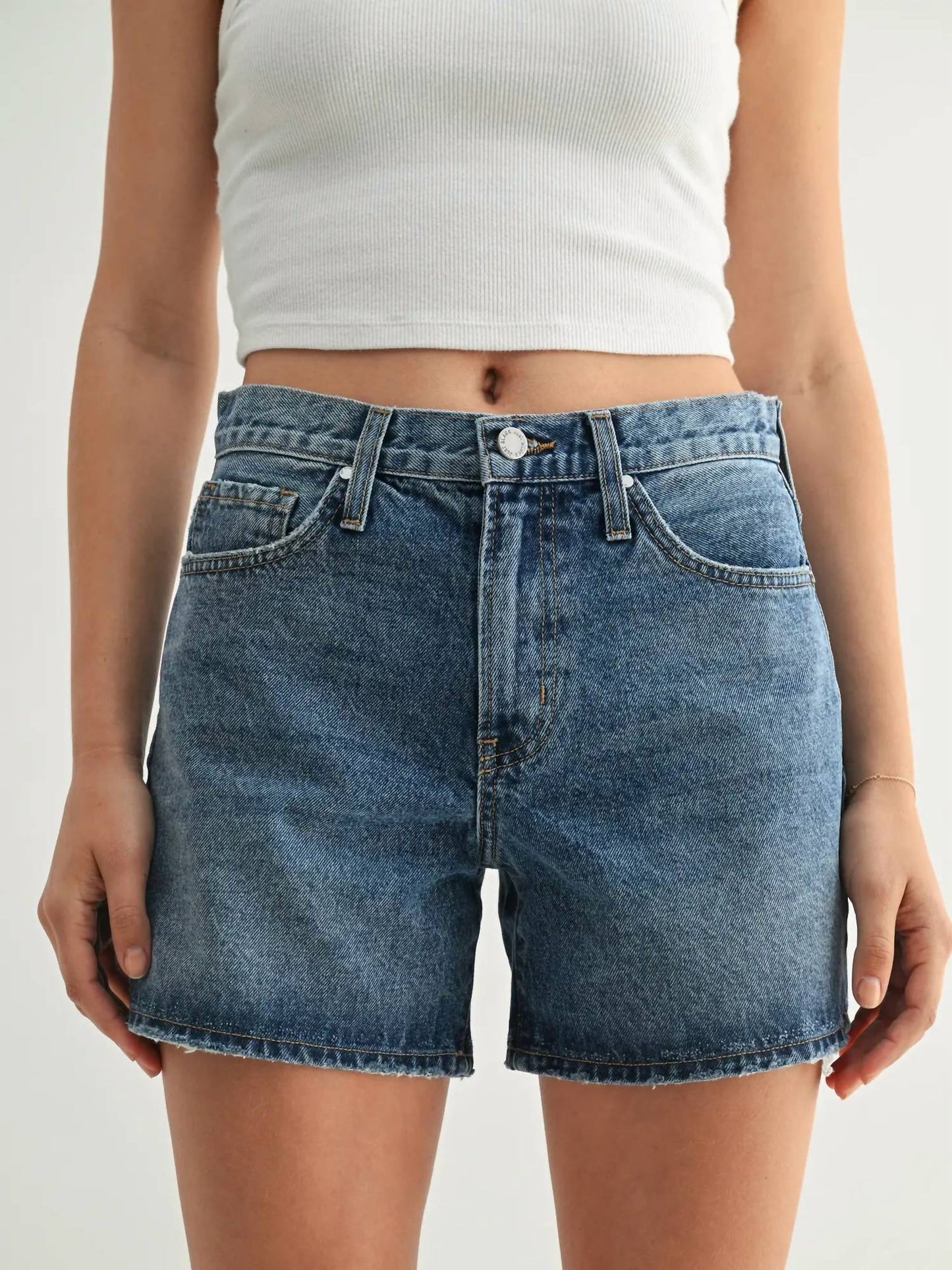 Just Black Denim - High Rise Vintage Shorts