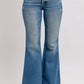 Judy Blue - Vintage Wash Shield Pocket Flare Jean