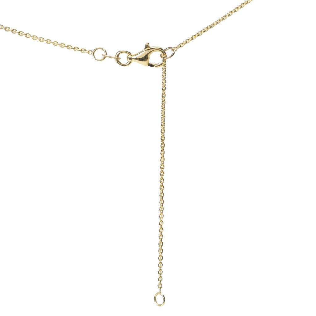 Gems of Distinction 14K Gold 0.25ctw Diamond Chevron Pendant w/ Chain