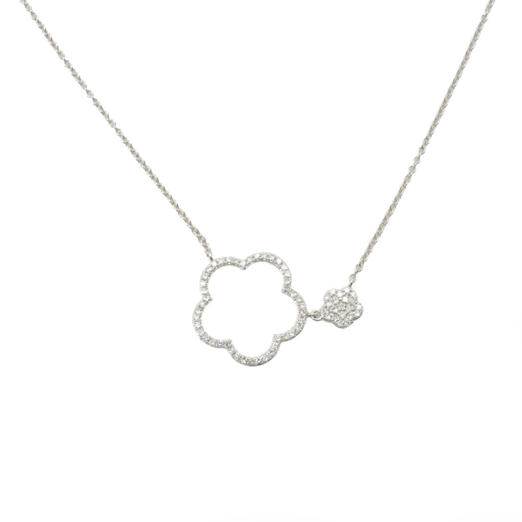sabrina-designs-14k-gold-polished-0-19ctw-diamond-flower-necklace