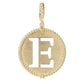 Passport to Turkey Gold Plated Choice of Cutout Initial Enhancer Pendant