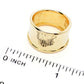 Toscana Italiana 18K Gold Plated Choice of Finish Etruscan Band Ring