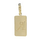 Toscana Italiana 18K Gold Plated Choice of Initial Enhancer Pendant
