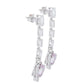 Gem Treasures 6.46ctw Kunzite & Gemstone Dangle Earrings