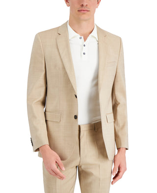 Hugo Boss Mens Modern Fit Wool Suit Jacket