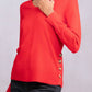 Alison Sheri - V-neck Side-button Knit Sweater