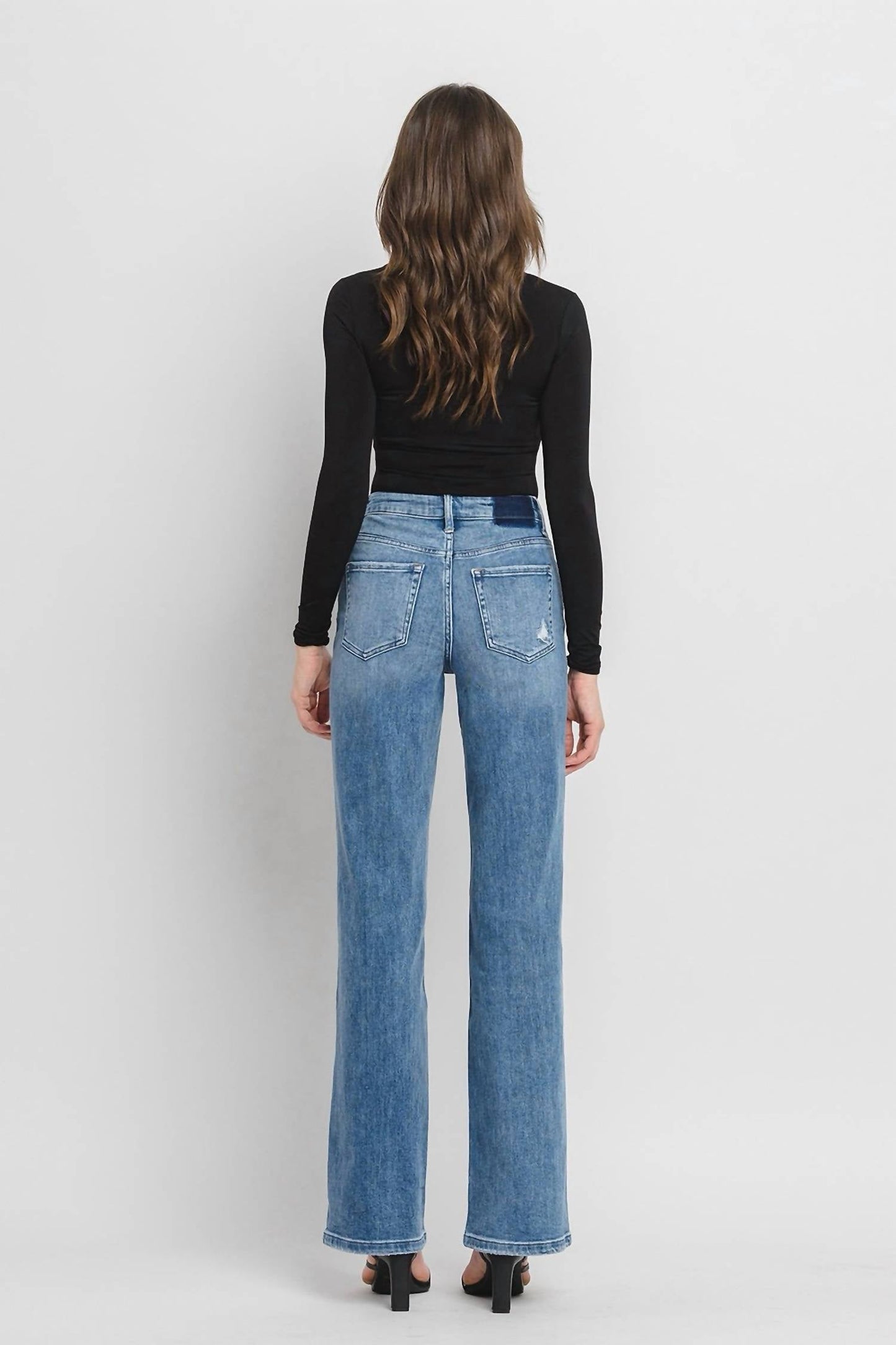 Risen - 90's Vintage Flare High Rise Jeans