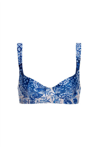 Agua Bendita - Balena Azure Bikini Top