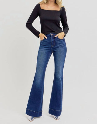 Risen - Tummy Control High Rise Flare Jeans
