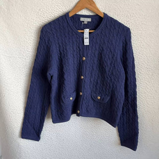 J.Crew - Odette Cable-knit Sweater Lady Jacket