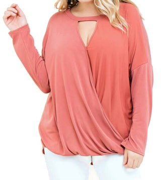 Entro - Keyhole Wrap Top
