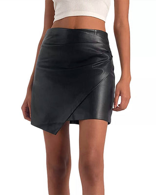 Elan - Faux Leather Mini Skirt