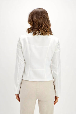 Frank Lyman - Zip Front Woven Jacket