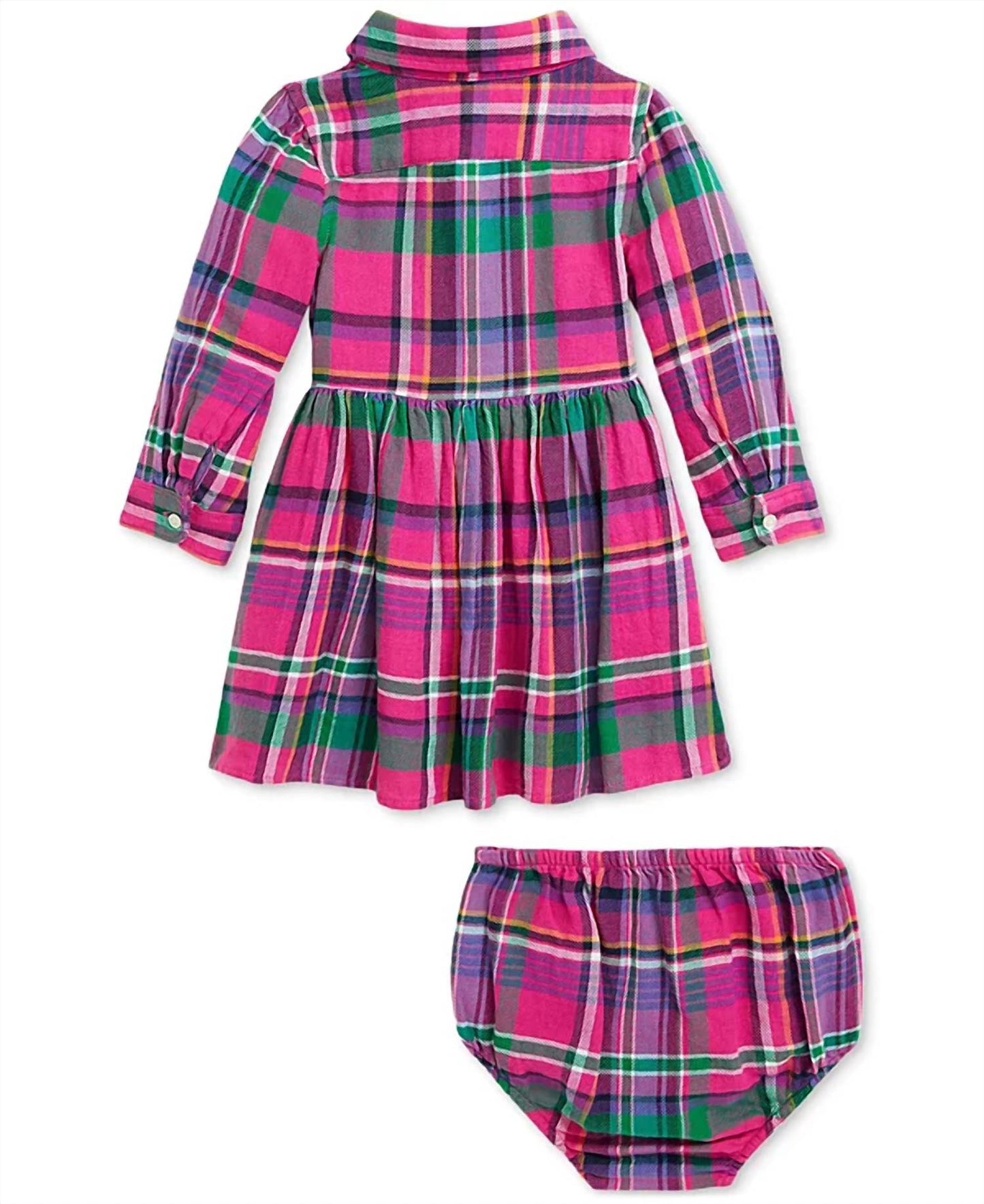Polo Ralph Lauren - Baby Girls Cotton Plaid Twill Dress