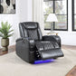 Alair Leather Aire Power Motion Recliner with Bluetooth and Wireless Charger
