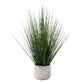 21" Tall Artificial Grass Plant in Potted Cement