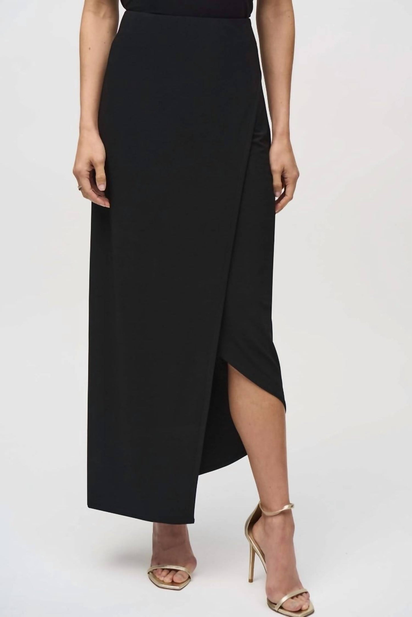 Joseph Ribkoff - Silky Knit Asymmetrical Pull-on Skirt