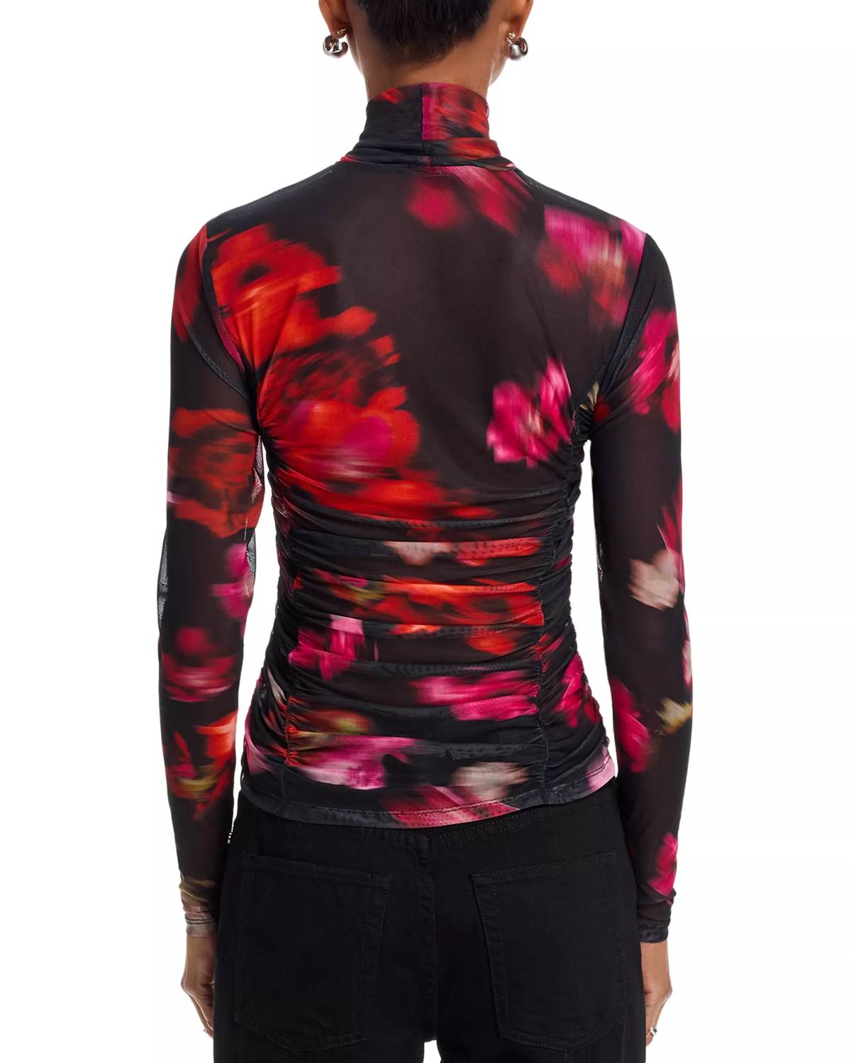 steve-madden-taylore-printed-mesh-mock-neck-top