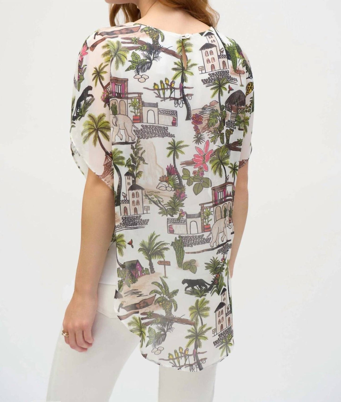 Joseph Ribkoff - Floral Print Casual Pullover