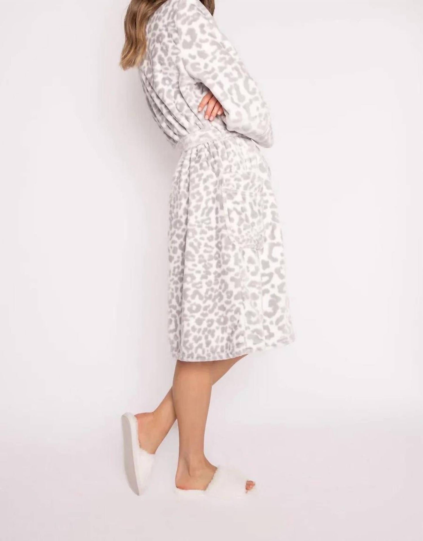 Pj Salvage - Leopard Print Plush Robe