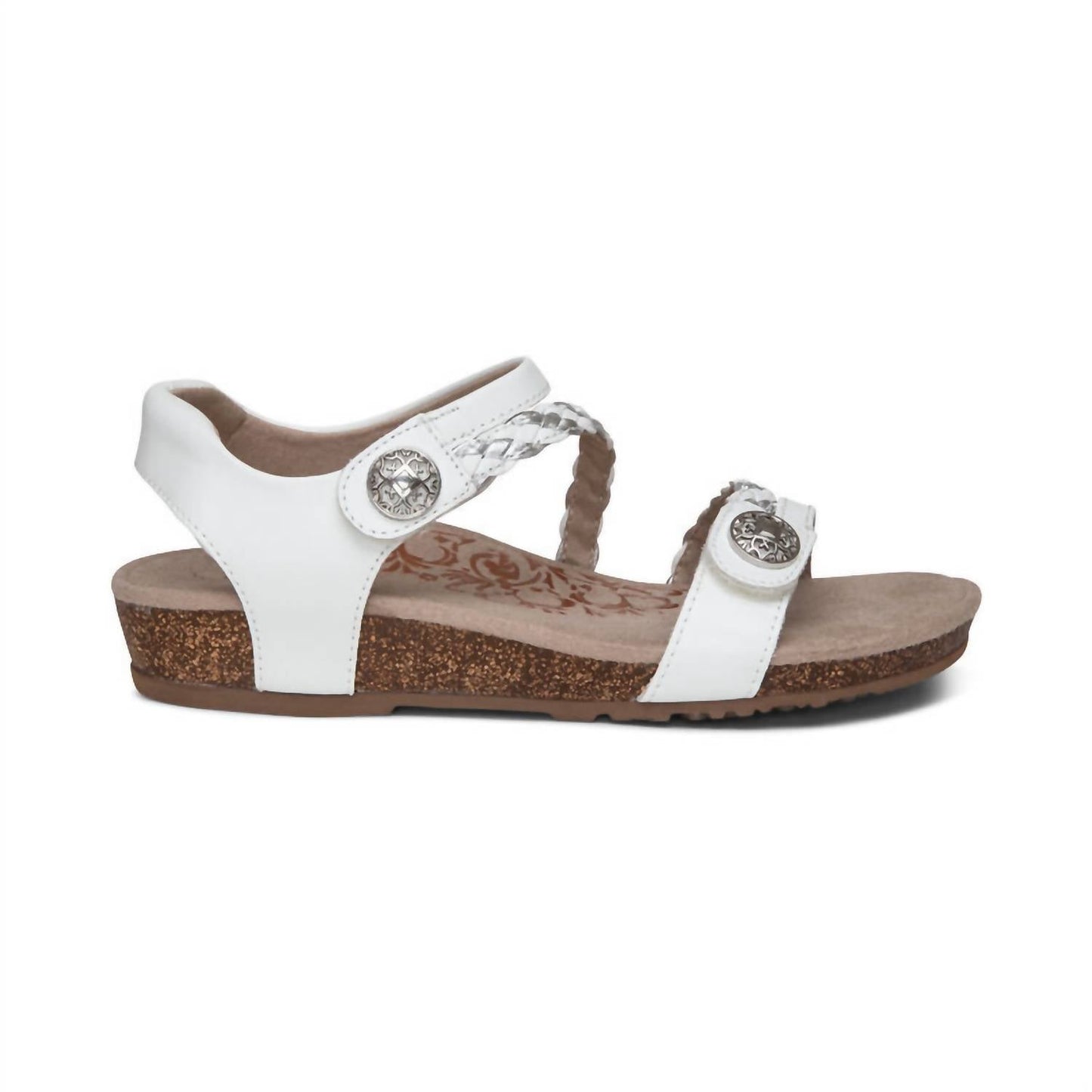 Aetrex - JILLIAN BRAIDED QUARTER STRAP SANDAL