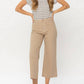 Judy Blue - Garment Dyed Wide Leg Crops