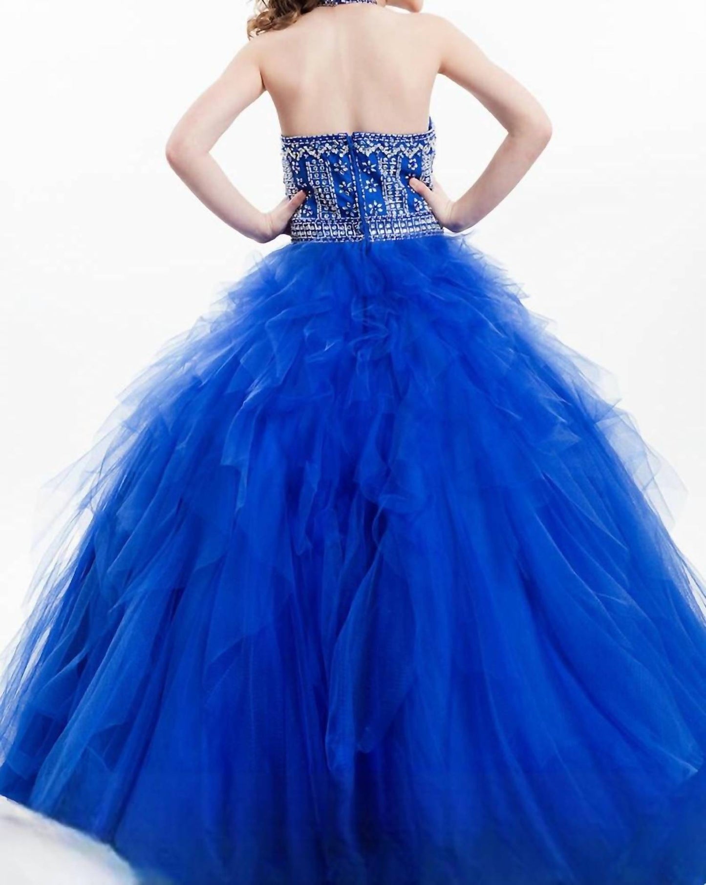 Rachel Allan - Beaded Soft Tulle Ball Gown