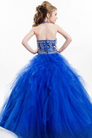 Rachel Allan - Beaded Soft Tulle Ball Gown