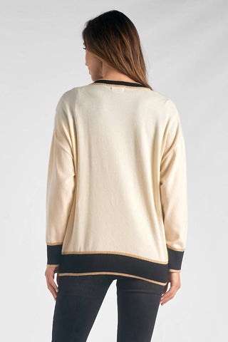 Elan - Border Detail Cardigan