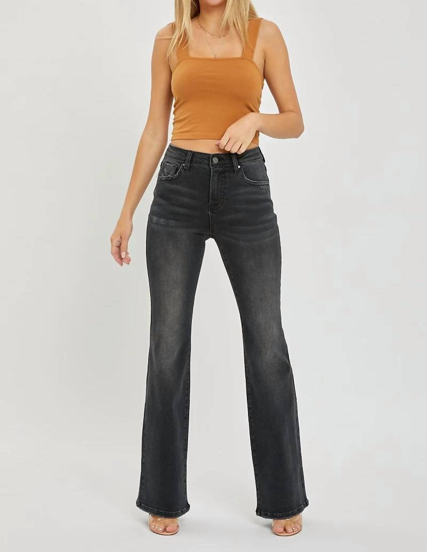 Risen - High Rise Bootcut Denim Jeans